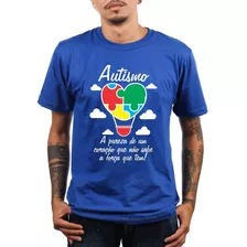 Camiseta Autismo Camisa Abril Azul Conscientização Blusa