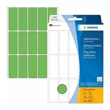 Etiqueta - Herma 2415 Multi-purpose Labels 20x50 Mm Green Pa