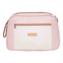 Bolsa Maternidade Média Pirulitando Ternura Rosa Offwhite