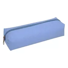 Estojo Escolar Teen Acp 1 Zíper Cor Pastel Azul. Cor Azul-claro