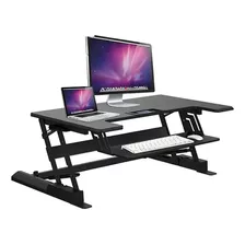 Soporte Ajustable De Computadora Para Escritorio Ematic Color Negro