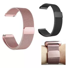 Pulseira Aço Magnética De Smartwatch T80p68 P70 P80 20mm 