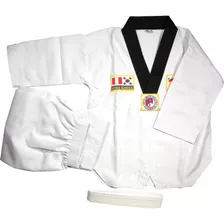 Tae Kwon Do Tkd Adultos Conjunto Completo Drill - Blanco