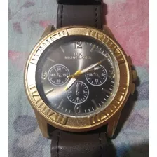 Reloj Mk Fantasía Dorado Grande 