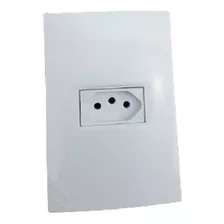 Tomada Simples 2p+t 10a - Linha Apoio Lisse Cor Branco