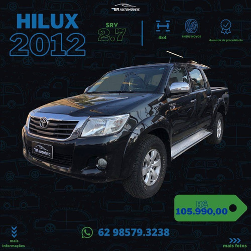 Toyota Hilux 2.7 Srv 4x4 Cd 16v Flex 4p Automático