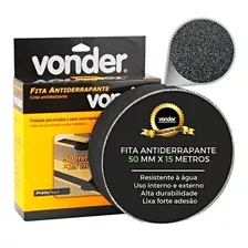 Fita Anti Derrapante Para Escada 15m 50mm Preto Vonder