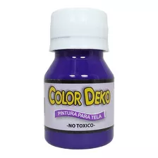 Pintura Para Tela Color Violeta - Deko X2 Unids