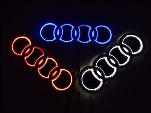 Logo Led Audi 3d A1 A3 A4 A5  Foto 4