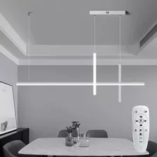 Lustre Led Com Controle Pendente Ilha Bancada Cozinha Sala