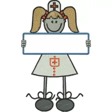 Matriz Bordado Enfermeira