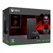 Consola Xbox Series X 1 Tb Bundle Diablo Iv Color Negro