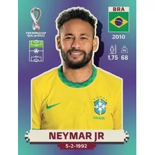 Neymar Jr Estampa Bra17 Panini Mundial De Qatar 2022