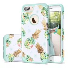 Funda Para iPhone 7 Plus/8 Plus - Verde/ananas