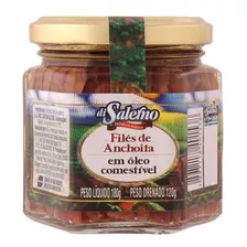 File De Anchova Aliche Argentino Di Salerno 180g P/ Massas