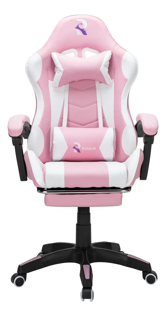 Silla Gamer Rosa De Escritorio Marca Ragnar® Odín Xz-1000