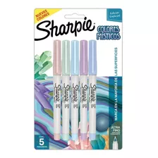 Marcadores Sharpie Colores Místicos X 5 Ultra Fino