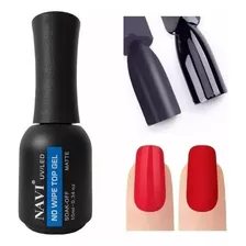 Top Coat Matte Semipermanente Gel Mate - No Wipe Soak Off 