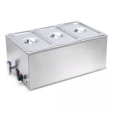 Sybo Zck Bain Marie - Calentador De Alimentos, 3 Secciones C