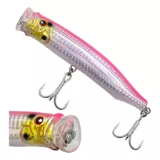 Isca Artificial Albatroz Popper Maguro 12cm 30g Tipo Feed Cor Rosa - 578