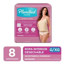 Ropa Interior Plenitud Femme G / Xg X 8 Unidades