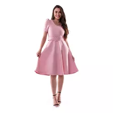  Vestido Midi Estilo Evangélico Plus Size