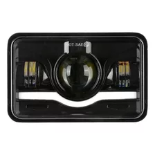 Farol Led Quadrado De 45w 4x6, Luz Distante E Próxima Drl