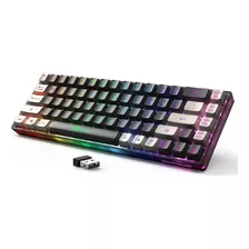 Teclado Gamer Rgb Al 60% Inalambrico Recargable