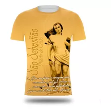 Camisa Camiseta Religiosa São Sebastião Cores