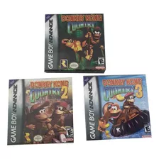 3 Cajas Custom Donkey Kong Country Gba (solo Son Cajas)