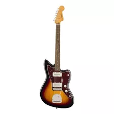 Guitarra Eléctrica Squier By Fender Classic Vibe '60s Jazzmaster De Álamo 3-color Sunburst Brillante Con Diapasón De Laurel Indio