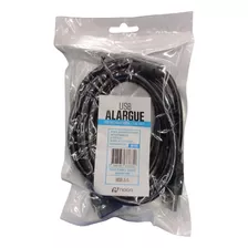 Cable Extension Usb 2 Mts Alargue Termosellado Auri Mou Tec Color Negro