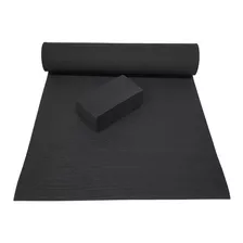 1 Colchonete Soft Mat Yoga Pilates 190x60cmx5mm +1tijolinho