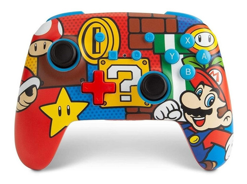 Control Joystick Inalámbrico Acco Brands Powera Enhanced Wireless Controller For Nintendo Switch Mario Pop