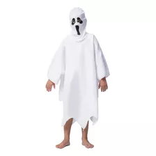 Fantasia Fantasma Infantil Halloween Fantasminha Menino Luxo