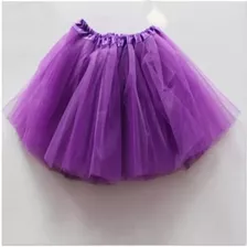 Tutu Para Niñas Hasta 8 Años Colores Disfraz U Otro