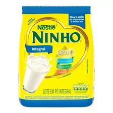 Kit 3 Leite Em Pó Integral Ninho Forti+ Nestlé Sachê750g