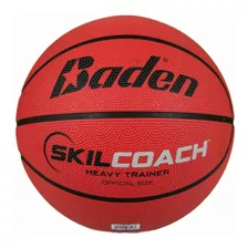 Baden Skilcoach Heavy Trainer Rubber Basketball Color Amarillo
