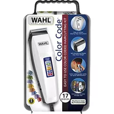 Máquina Cortar Cabelo Wahl Kit Color Code 17 Pçs