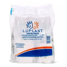 20 Pcts Luva Plastica Estéril P/ Toque Indiv C/100 Luplast 