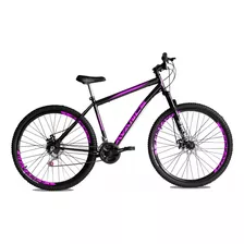 Bicicleta Aro29 Avance 21v Freio A Disco Aço Carbono C/ Susp Cor Rosa Tamanho Do Quadro 17