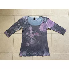 Remera Mujer Talle M Marca Zhoue Mangas 3/4