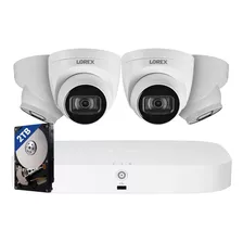 Sistema De Cámaras De Seguridad Lorex Fusion 4k Con Nvr De 2