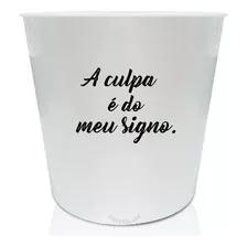 Balde De Pipoca Personalizado Criativo Meu Signo