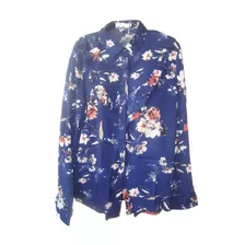 Blusa Feminina Com Renda Floral Manga Longa