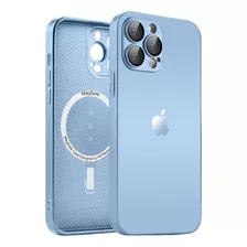 Capa Capinha Magnética Vidro Para iPhone 11 12 13 14 Pro Max