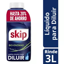 Jabon Liquido Skip Para Diluir Bio Enzimas Botella X 500 Ml