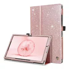 Funda Para Galaxy Tab A8 10.5 PuLG 2022 Brillante Oro Rosa