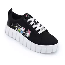 Tenis Mujer Negro Loly In The Sky Hello Kitty Friends Sanrio