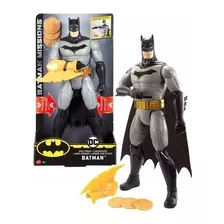 Dc Batman Figura Lanza Discos Mattel